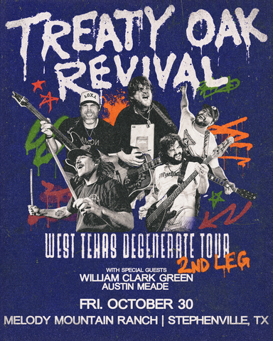 Premium Ticket - Treaty Oak Revival Show - 10/30/26
