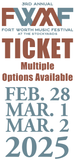 Fort Worth Music Festival Tickets 2025