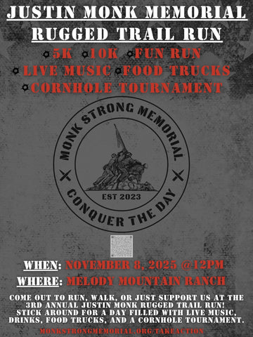 Justin Monk Event 11 / 7 & 8 / 2025 - Overnight Campsite