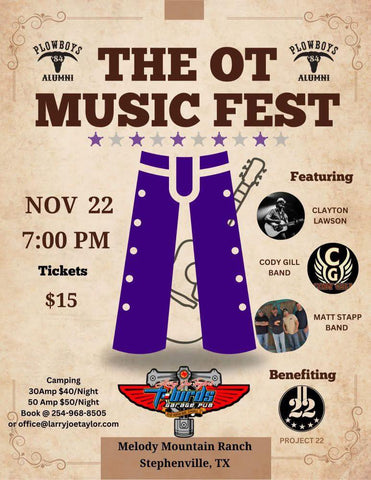 Plowboys Event Overnight Campsite 11/21 - 11/22