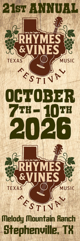 Ticket - Rhymes & Vines 21st Annual Music Fest 2026